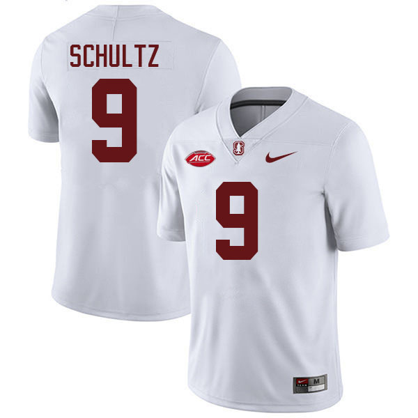 Dalton Schultz Stanford Jersey,Stanford Cardinal #9 Dalton Schultz Football Jersey Stitched-White